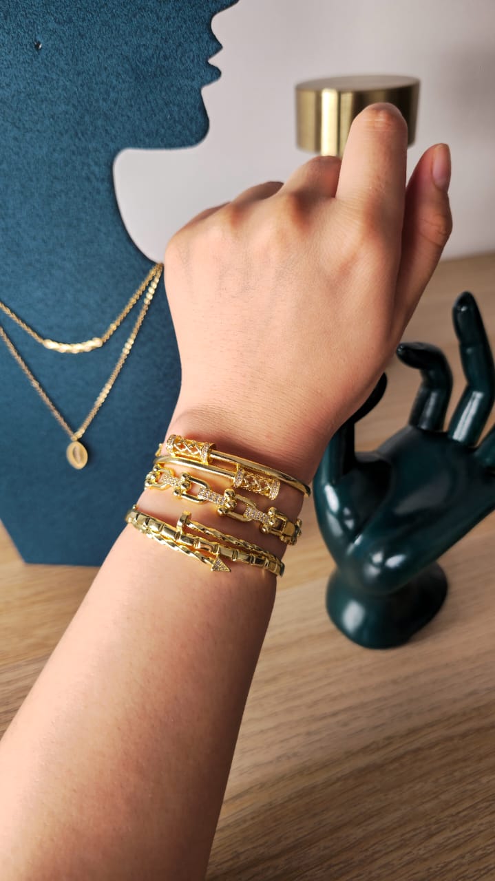 la REGINA - Pack de 3 bracelets élégants