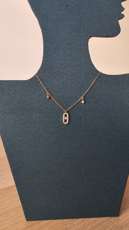 Lune d’Or – Collier croissant raffiné